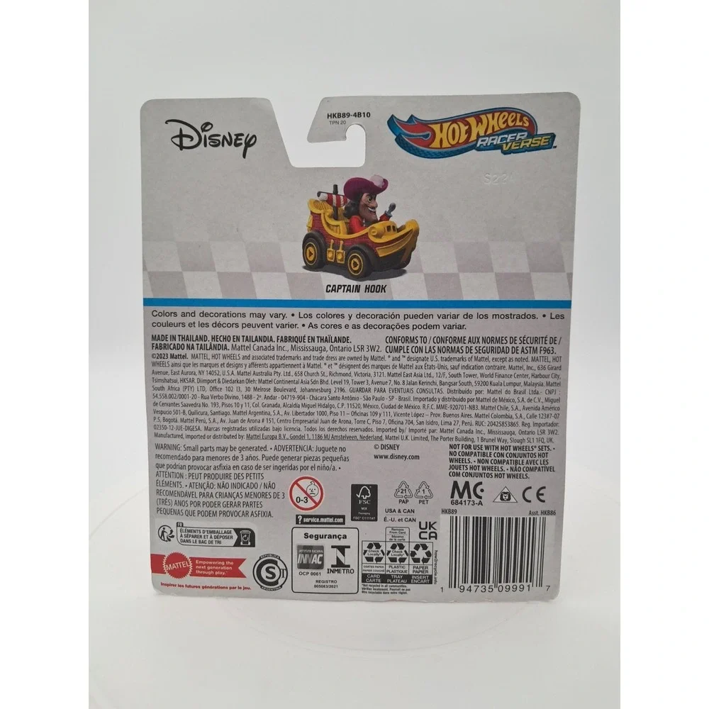 Hot Wheels Racer Verse Captain Hook Car‎